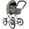 Детская коляска люлька Roan Bass Next Classic d14 2.0 1 в 1 BSNC/102/1 Sage Green/Black/руч.Black