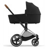 Коляска для новорожденных Cybex Priam IV Chrome Brown Stardust Black Plus