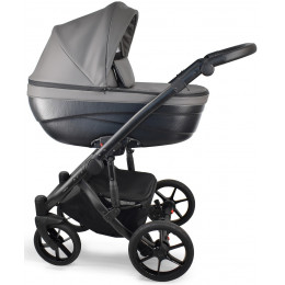 Детская коляска Bexa Ideal Eco 2 в 1 IE06 черный+т.серая кожа