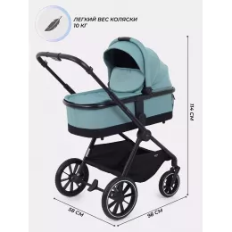 Коляска 2 в 1 Mowbaby Amber Mint