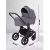 Коляска 2 в 1 Rant Flex 2025 RA076 Graphite
