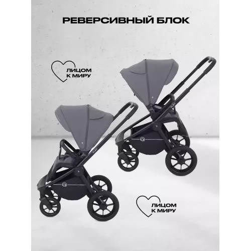Коляска 2 в 1 Rant Flex 2025 RA076 Graphite