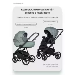 Коляска 2 в 1 Riko Basic Montana X Plus 41 Green