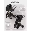 Коляска 2 в 1 Riko Sova 04 Carbon