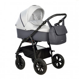 Коляска CHARLOTTE Sity 2в1 (Indigo) (Cs 05 (т.серый+св.серый))