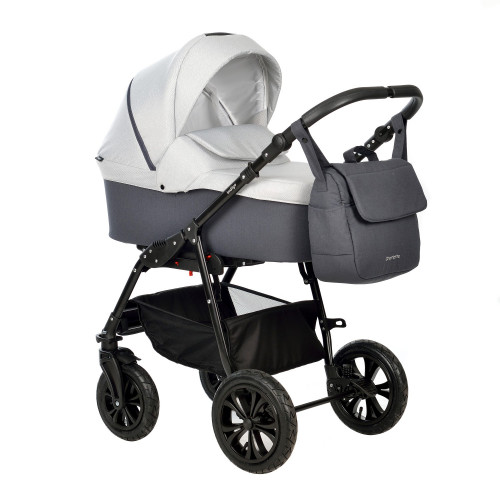 Коляска CHARLOTTE Sity 2в1 (Indigo) (Cs 05 (т.серый+св.серый))