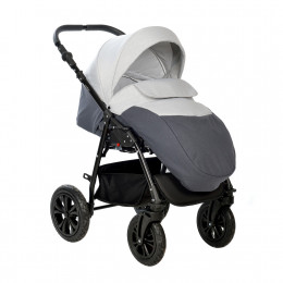 Коляска CHARLOTTE Sity 2в1 (Indigo) (Cs 05 (т.серый+св.серый))