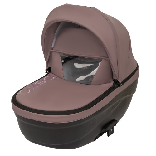 Коляска IDEAL Eco 2в1 (BEXA) (IE 07 (черный+пудра кожа))