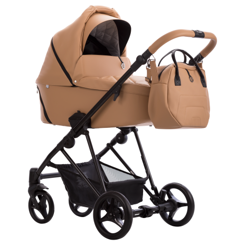 Коляска YODDI PRO 2в1 (Bebetto) (Pro 03 (рыжая кожа))