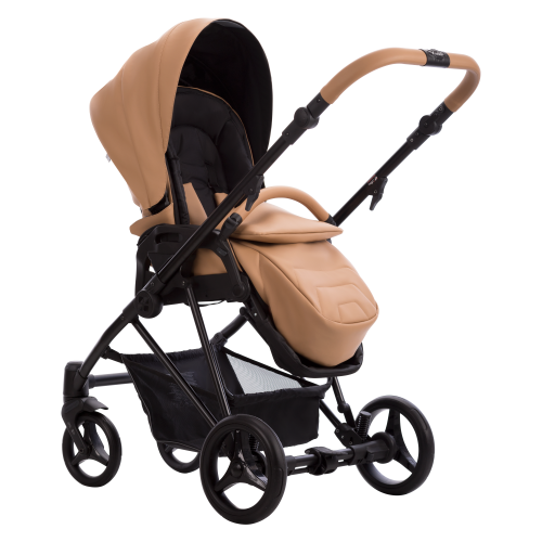 Коляска YODDI PRO 2в1 (Bebetto) (Pro 03 (рыжая кожа))
