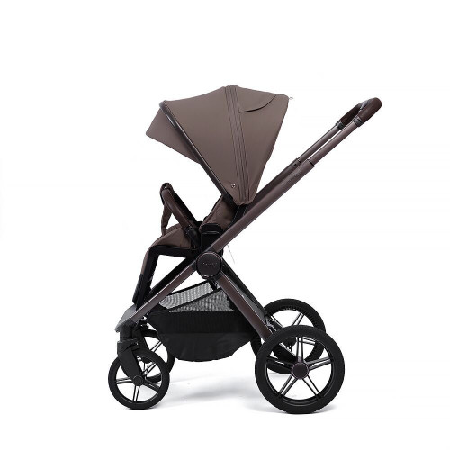 Купить коляску 2 в 1 Peppy Monaco thermo, в цвете Mocca (рама серо-коричневая)