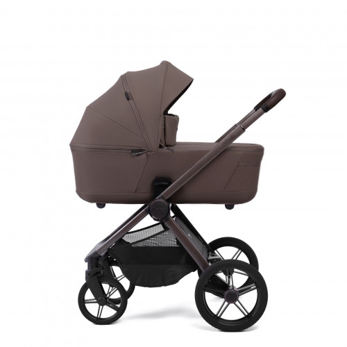 Купить коляску 2 в 1 Peppy Monaco thermo, в цвете Mocca (рама серо-коричневая)
