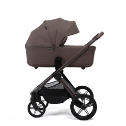 Купить коляску 2 в 1 Peppy Monaco thermo, в цвете Mocca (рама серо-коричневая)