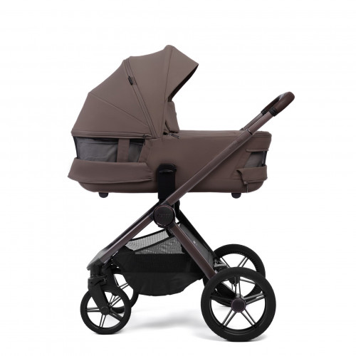 Купить коляску 2 в 1 Peppy Monaco thermo, в цвете Mocca (рама серо-коричневая)
