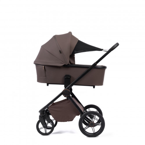 Купить коляску 2в1 Peppy Monaco plus, в цвете Brownie (рама черная)