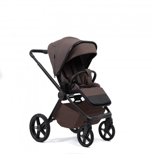 Купить коляску 2в1 Peppy Monaco plus, в цвете Brownie (рама черная)