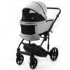 Детская коляска Adamex Zico Deluxe New 2 в 1 ZN-SA03 СВЕТЛО-СЕРАЯ КОЖА