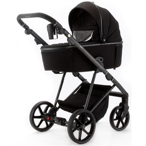Детская коляска Adamex Delta Natura 2 в 1 DN-11-CARBON (ЧЕРНЫЙ)