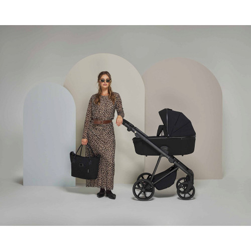 Детская коляска Adamex Delta Natura 2 в 1 DN-11-CARBON (ЧЕРНЫЙ)