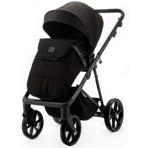 Детская коляска Adamex Delta Natura 2 в 1 DN-11-CARBON (ЧЕРНЫЙ)