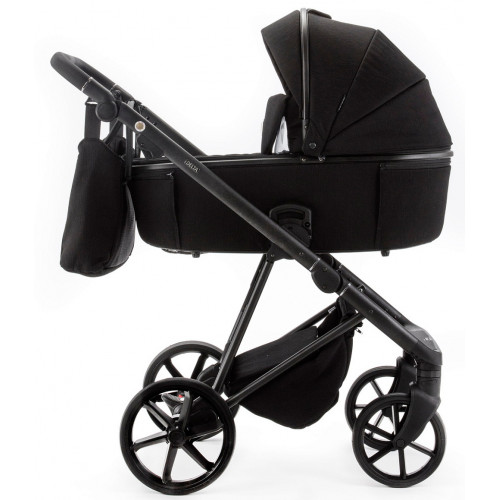 Детская коляска Adamex Delta Natura 2 в 1 DN-11-CARBON (ЧЕРНЫЙ)