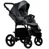 Детская коляска Indigo Impulse Eco 2 в 1 Ie06 серая кожа/серый