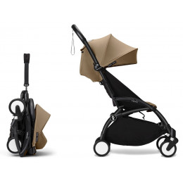 Коляска Stokke YOYO3 Newborn Pack рама чёрная Black 2 в 1 Toffee
