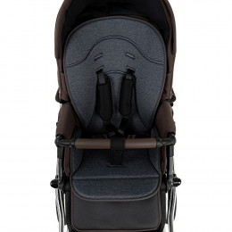Детская коляска Roan Bass Next Classic d14 2.0 2 в 1 BSNC/93/2 Turkish Coffe/Black/руч.Cappuccino