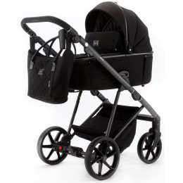Детская коляска Adamex Delta Natura 2 в 1 DN-11-CARBON (ЧЕРНЫЙ)