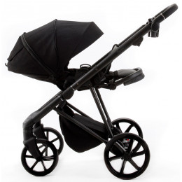 Детская коляска Adamex Delta Natura 2 в 1 DN-11-CARBON (ЧЕРНЫЙ)