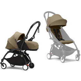 Коляска Stokke YOYO3 Newborn Pack рама чёрная Black 2 в 1 Toffee