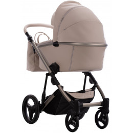 Детская коляска Bebetto Loren Sand 2 в 1 01 св.бежевая кожа