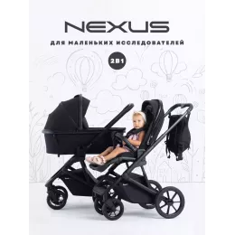 Коляска 2 в 1 Rant Basic Nexus Black