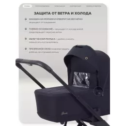 Коляска 2 в 1 Rant Garda Black