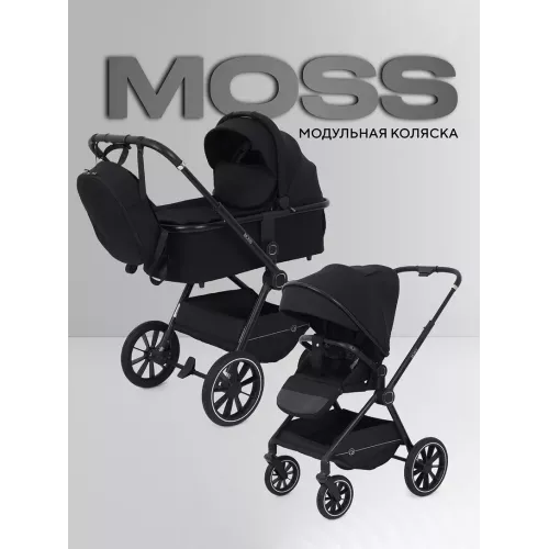 Коляска 2 в 1 Rant Moss 2025 Black