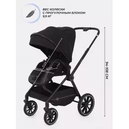 Коляска 2 в 1 Rant Moss 2025 Black