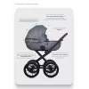 Коляска 2 в 1 Riko Basic Montana X Prestige 52 Grey