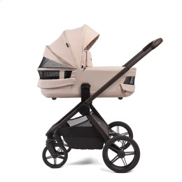 Купить коляску 2 в 1 Peppy Monaco thermo Beige (рама серо-коричневая)