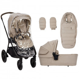 Купить коляску 2в1 Nuna TRIV LX AS с зимним комплектом, в цвете Cosmopolitan