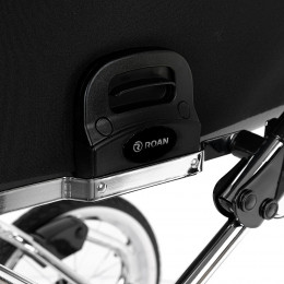 Детская коляска Roan Bass Next Classic d14 2.0 2 в 1 BSNC/95/2 Caviar/Black/руч.Cappuccino