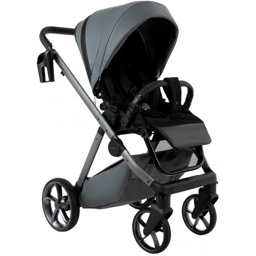 Детская коляска Pituso Sole Leather 2 в 1 PMPL/04 Grey