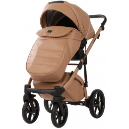 Детская коляска Adamex Chantal Pro Natura 2 в 1 CN-5-CAMEL (Т. БЕЖ. КОЖА)