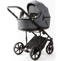Детская коляска Adamex Locco Light Deluxe 2 в 1 LL-SA32 (СЕРАЯ КОЖА)