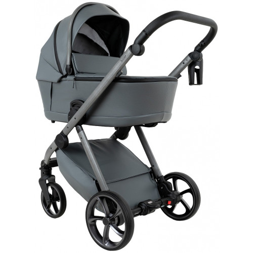 Детская коляска Pituso Sole Leather 2 в 1 PMPL/04 Grey