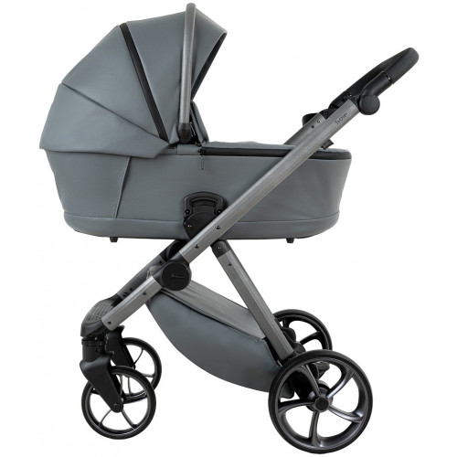 Детская коляска Pituso Sole Leather 2 в 1 PMPL/04 Grey