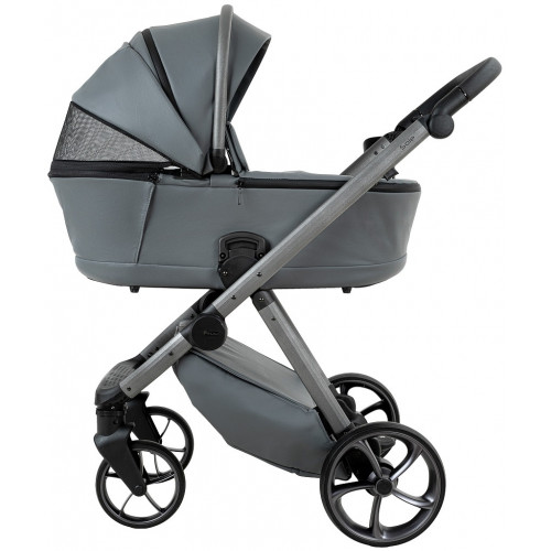 Детская коляска Pituso Sole Leather 2 в 1 PMPL/04 Grey