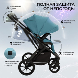 Детская коляска Sweet Baby Nuvola 2 в 1 Ocean Green