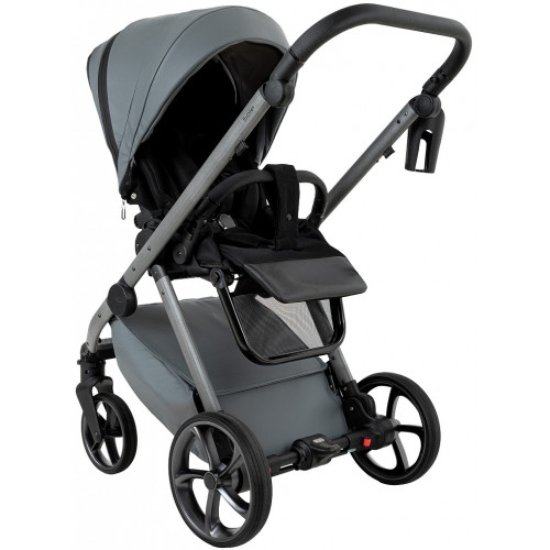 Детская коляска Pituso Sole Leather 2 в 1 PMPL/04 Grey
