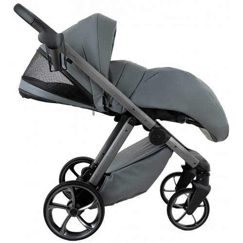 Детская коляска Pituso Sole Leather 2 в 1 PMPL/04 Grey