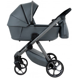 Детская коляска Pituso Sole Leather 2 в 1 PMPL/04 Grey
